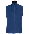 03826 Falcon BW Lds SOL'S Ladies Falcon Recycled Soft Shell Bodywarmer Abyss Blue colour image